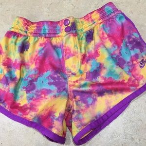Tye dye Nike shorts